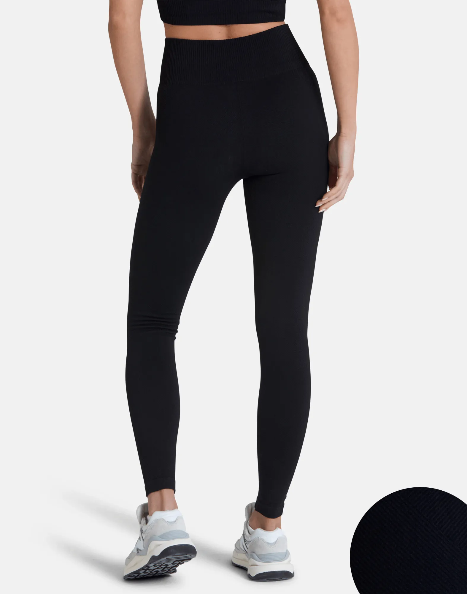 Lotus Chevron Legging in Black