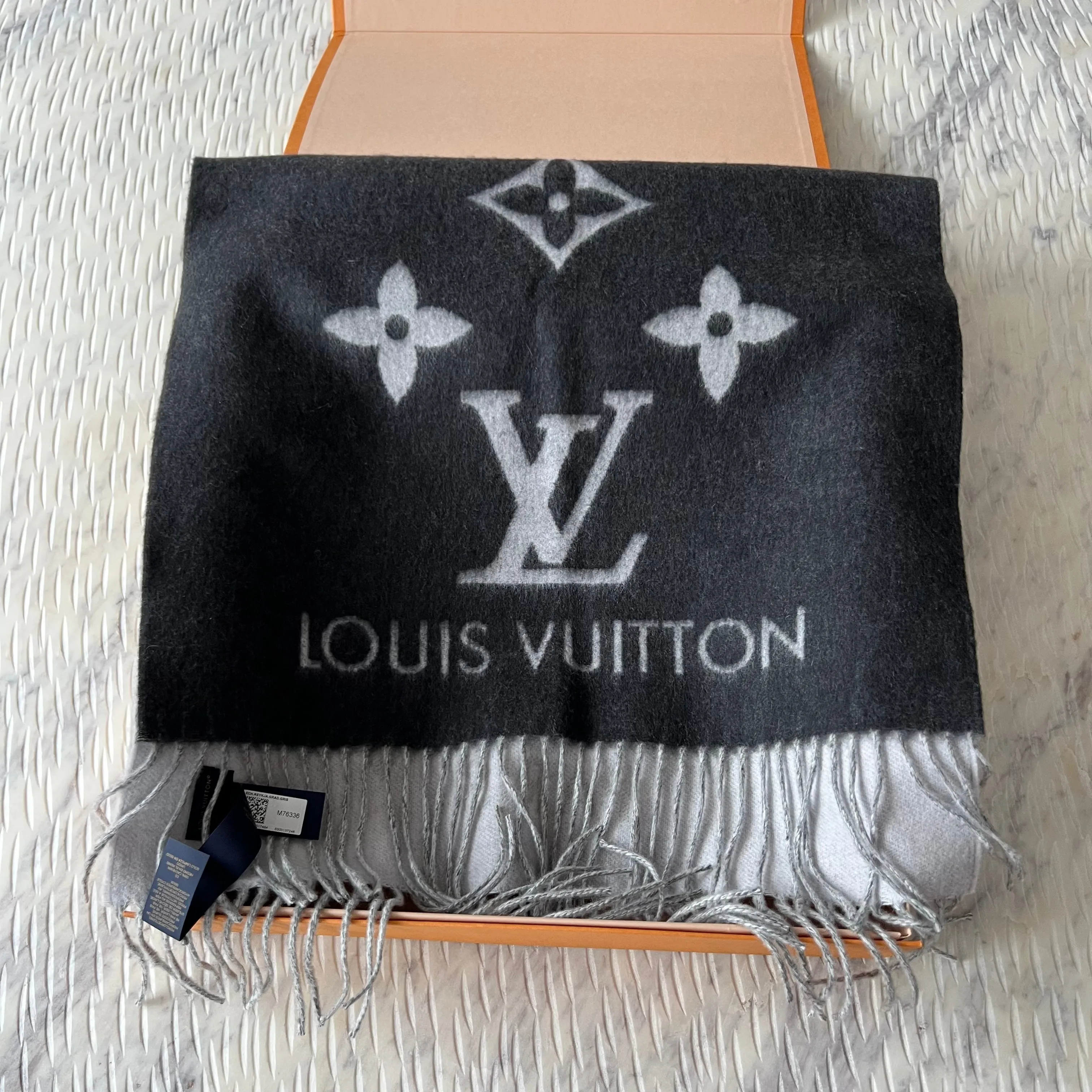 Louis Vuitton Reversible Gradient Cashmere Scarf