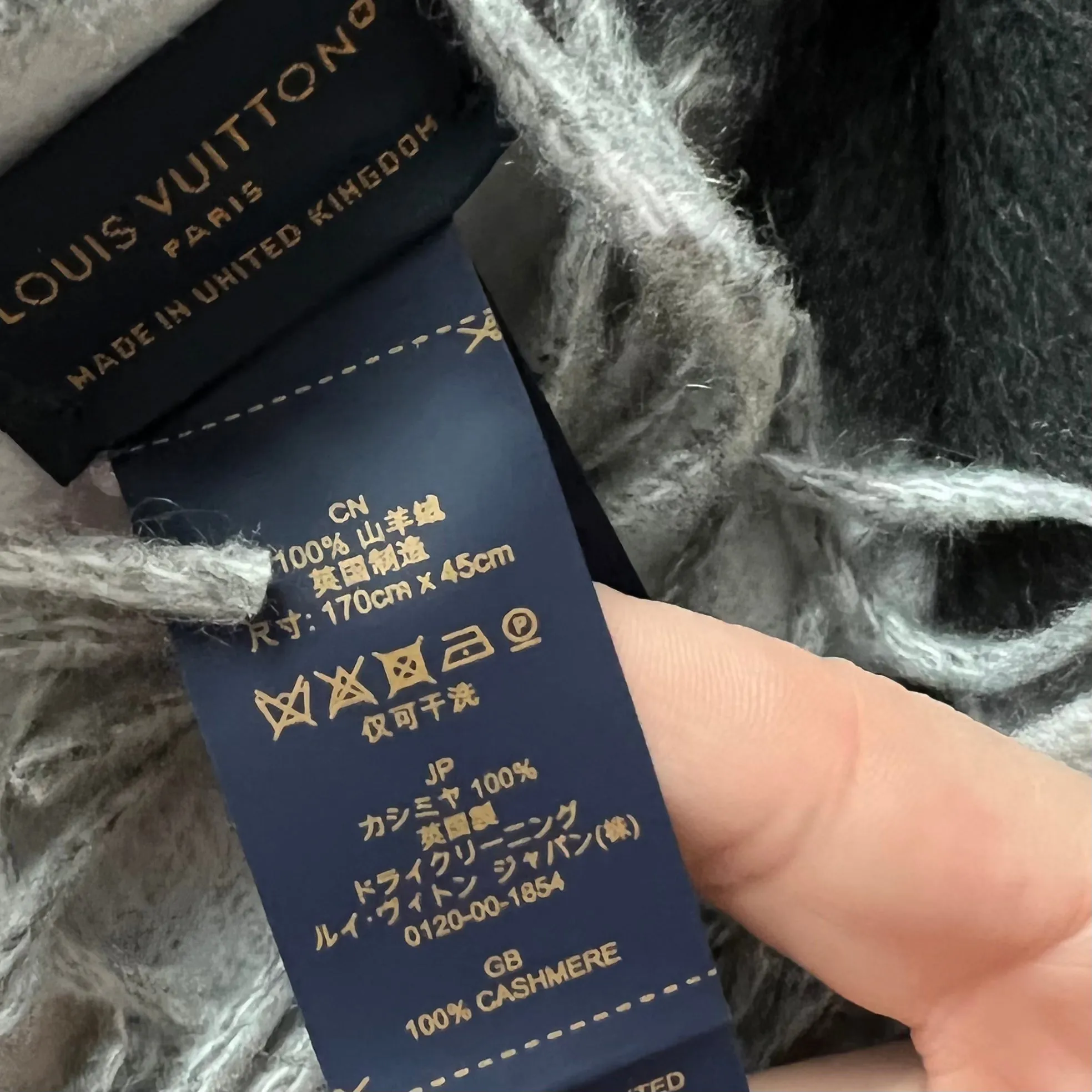 Louis Vuitton Reversible Gradient Cashmere Scarf