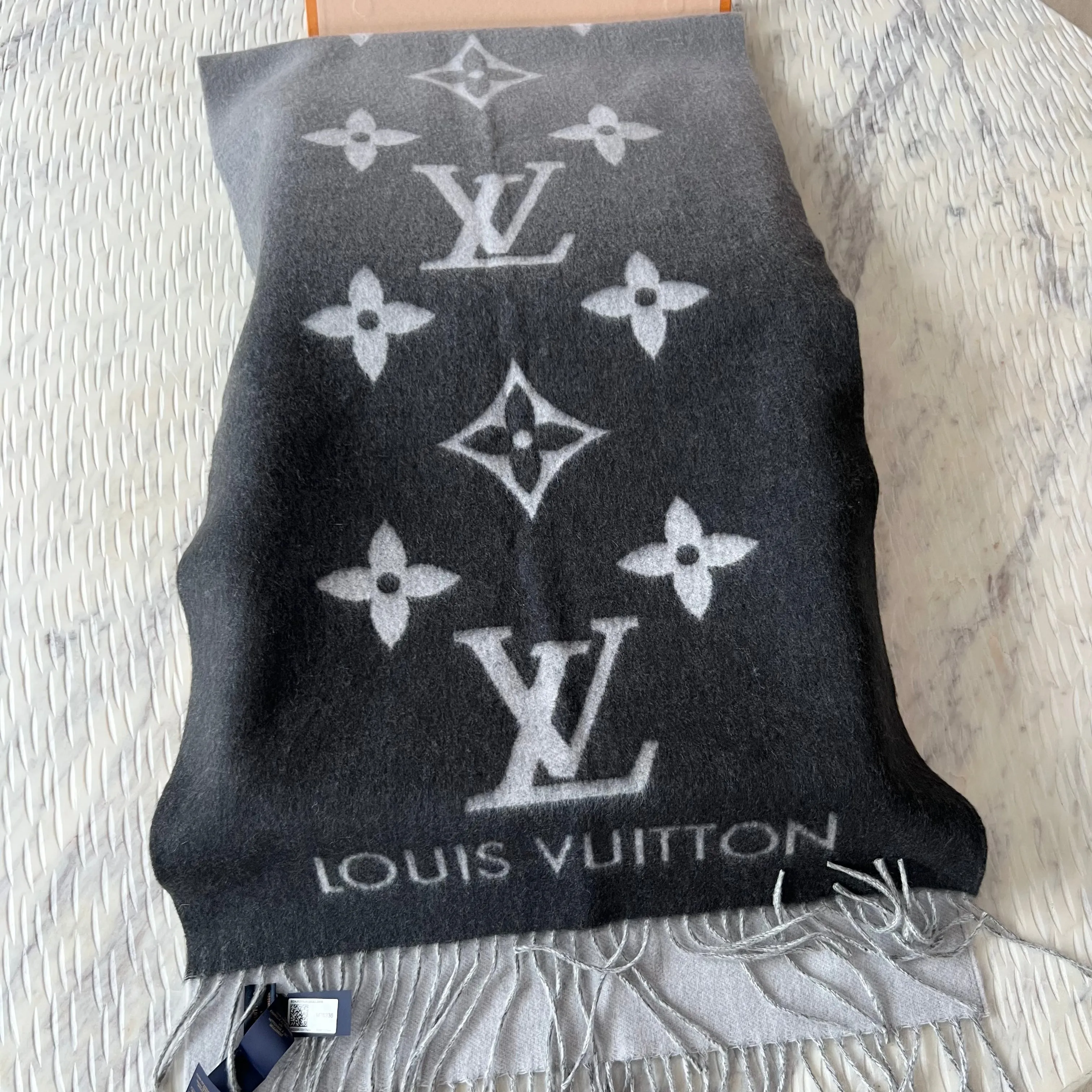 Louis Vuitton Reversible Gradient Cashmere Scarf