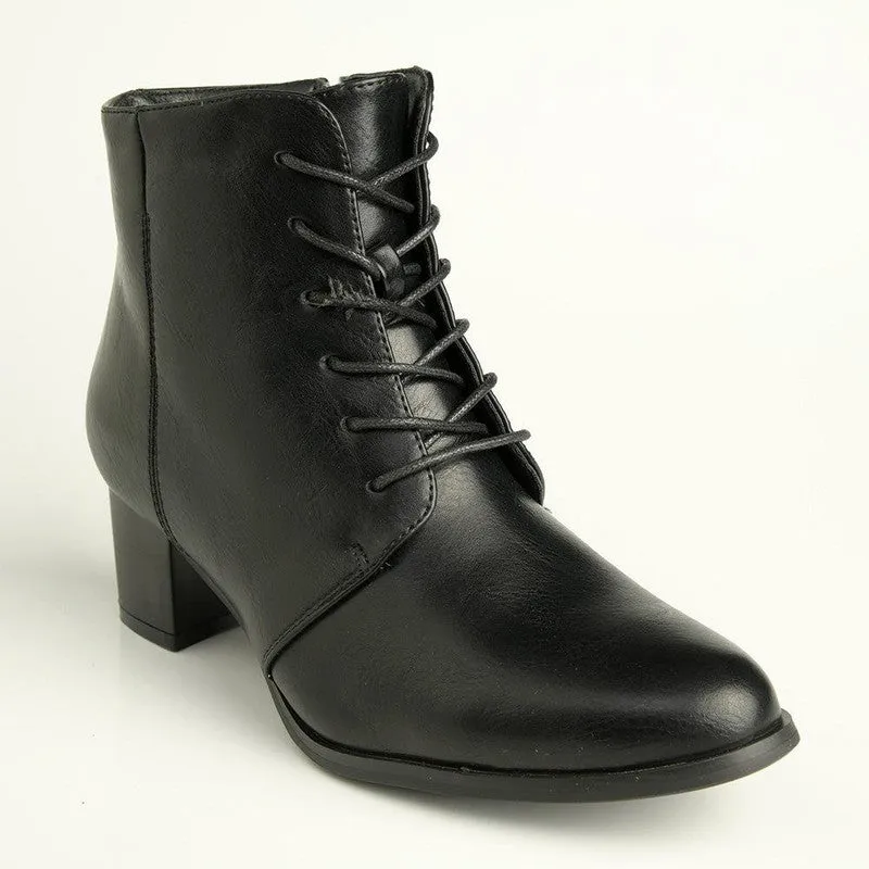 Madison Dress Lace Bootie - Black