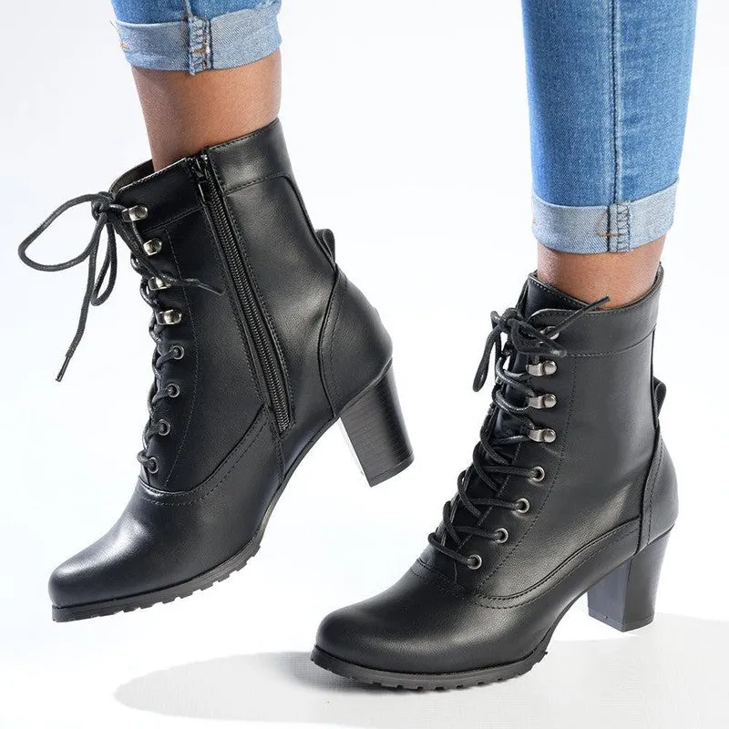 Madison Nadine Short Boot - Black