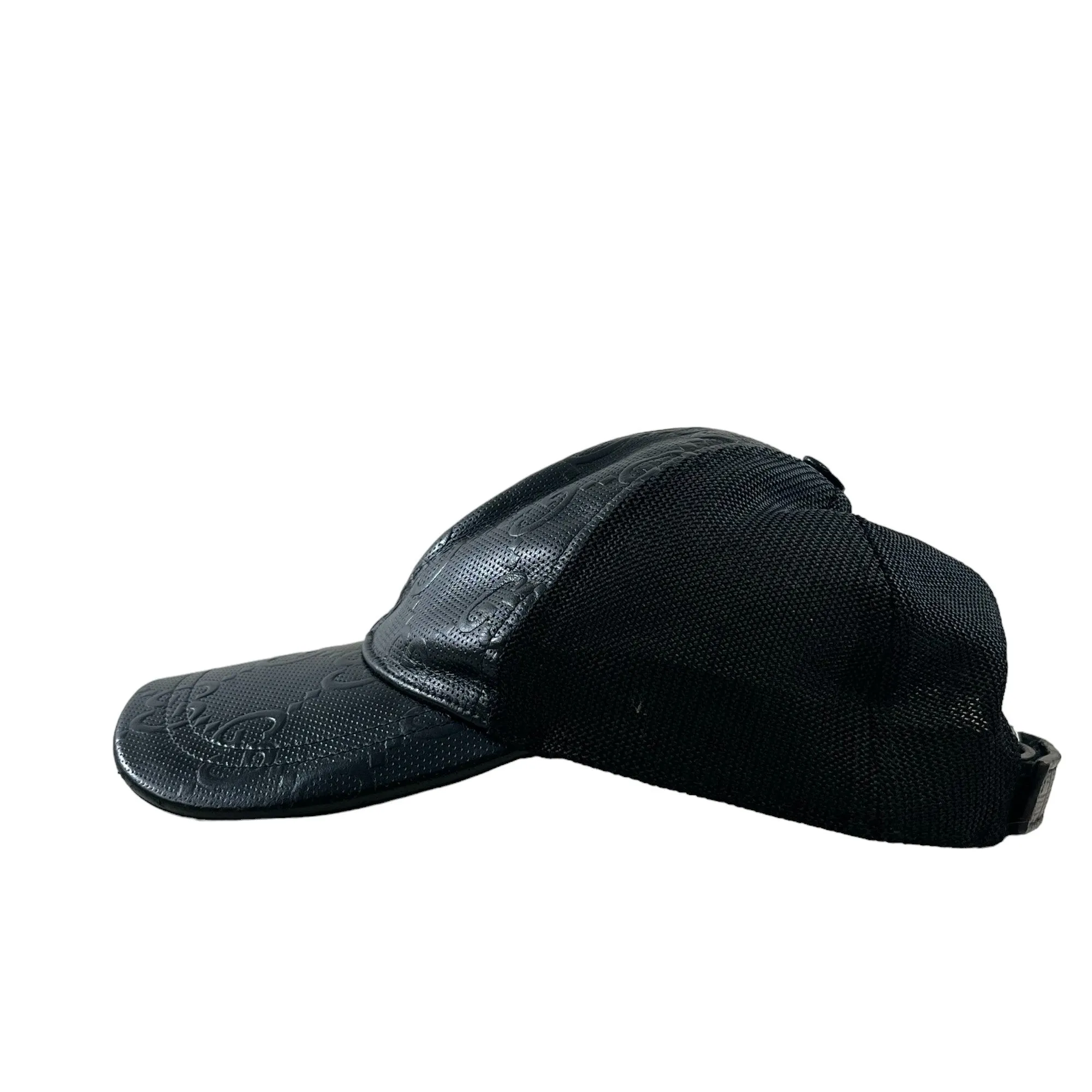 Men's Monogram Cap Black