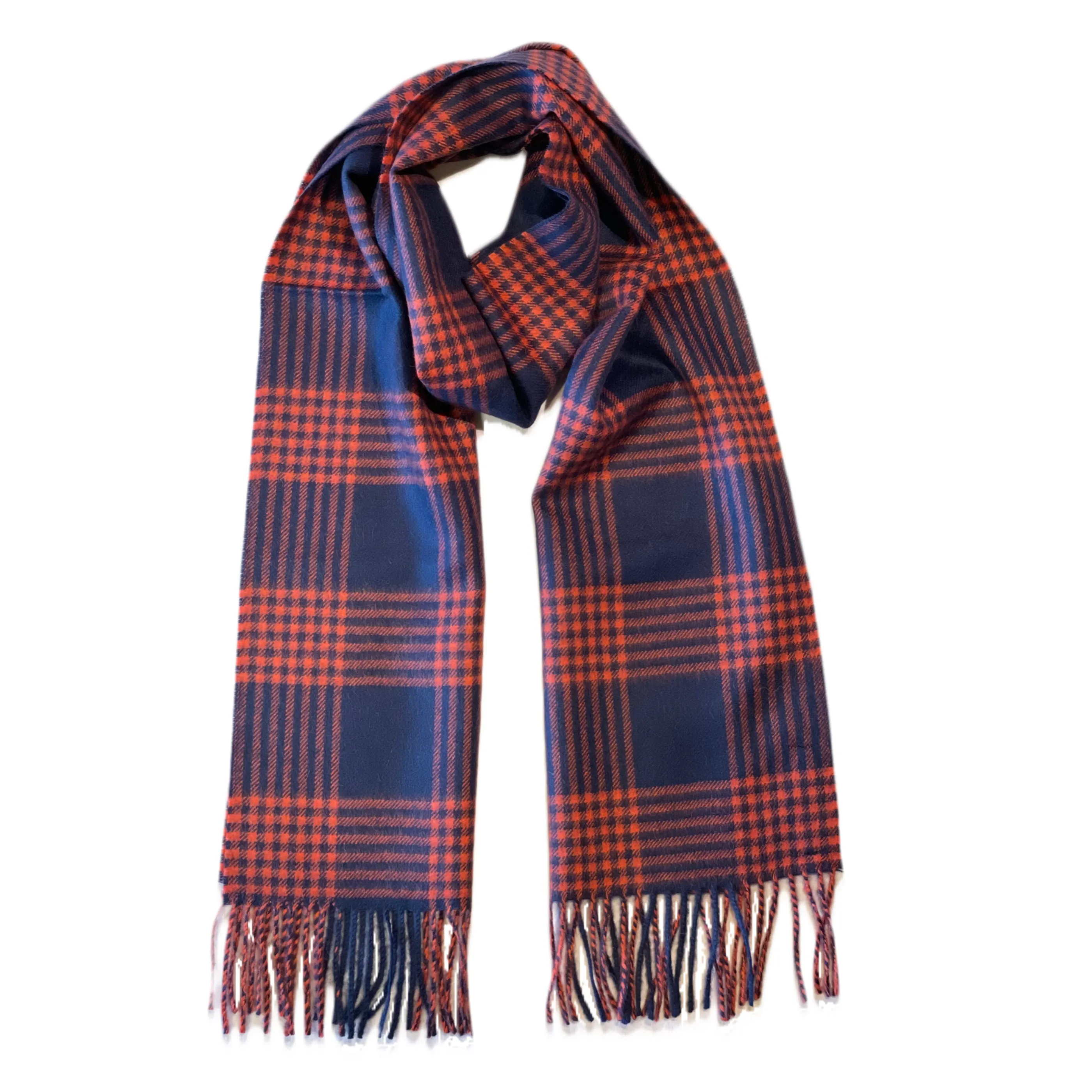 Men's Plaid Alpaca Scarf