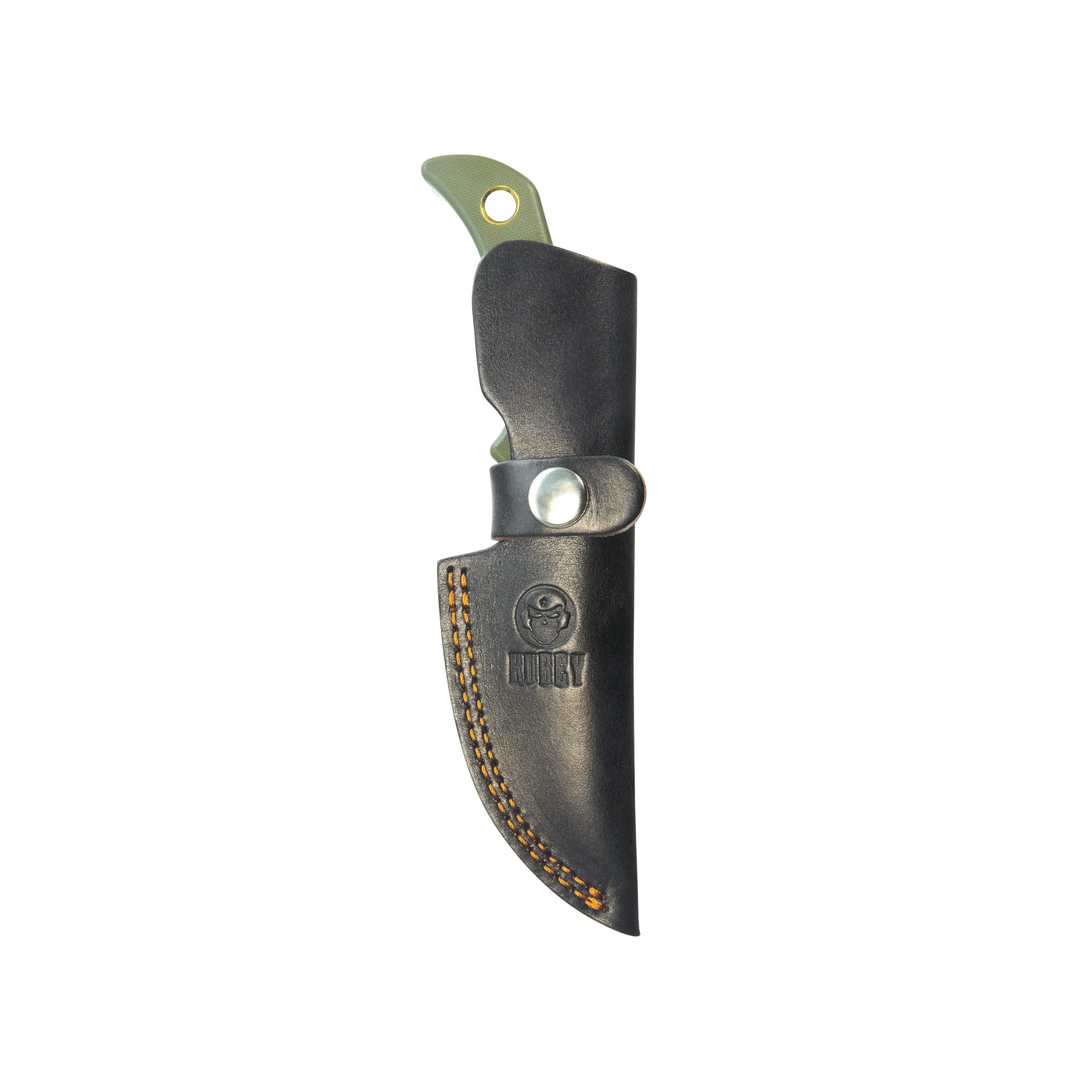 Mikkel Willumsen Design Blade Hunter Clip Point EDC Fixed Blade Knife Green G10 Handle 3.38 Beadblast 14C28N KU375C