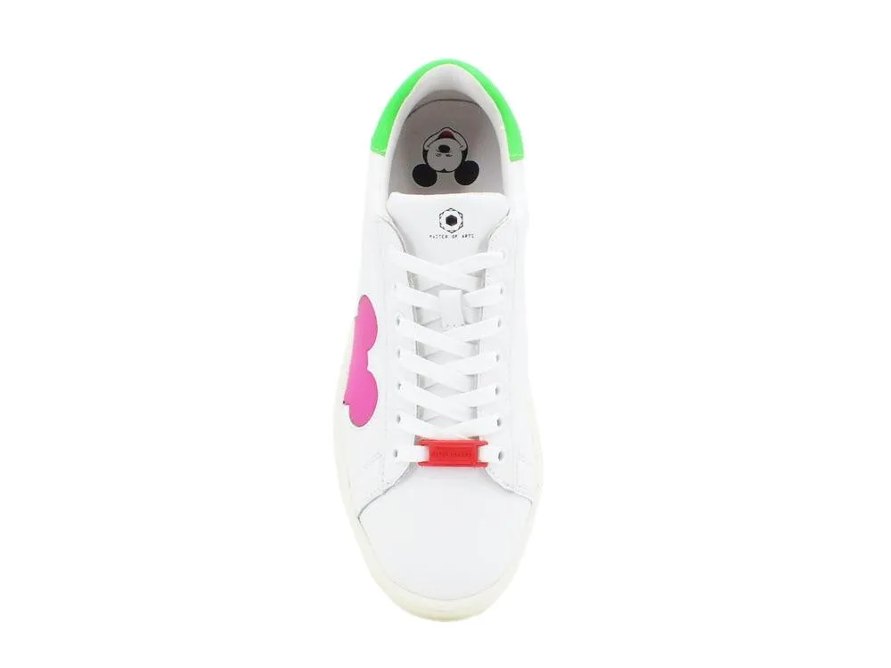 MOA Sneaker White Red MD407