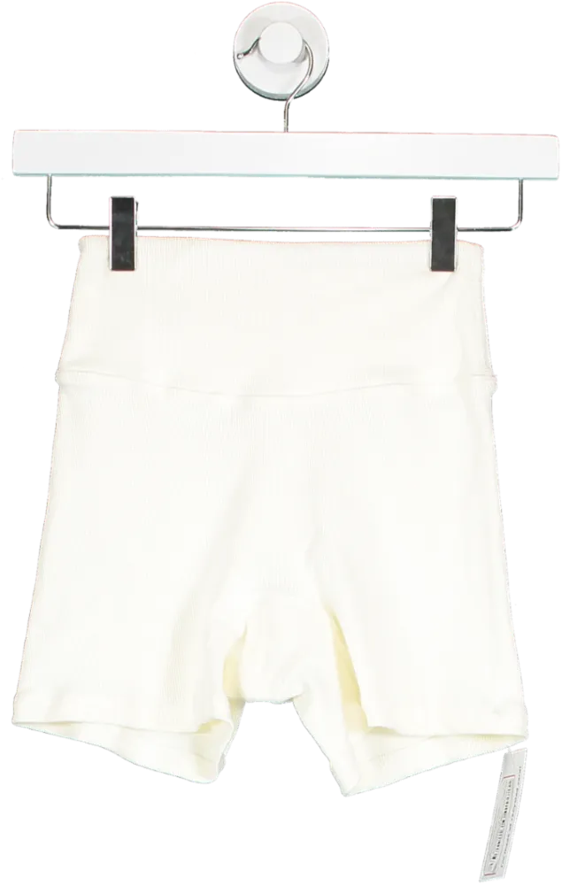 Monday Active Cream Seamless Biker Shorts UK S