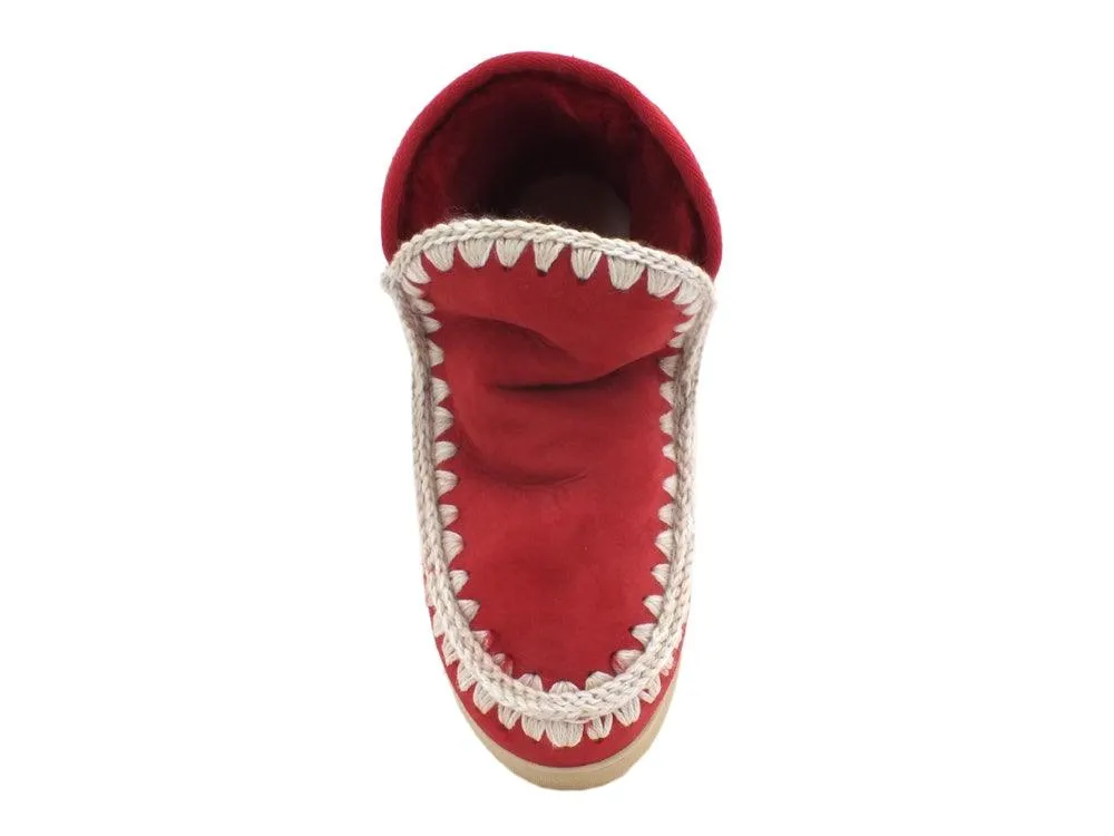 MOU Eskimo Sneaker Big Metal Logo Stivale Pelo Red Chili Pepper MU.FW111008A