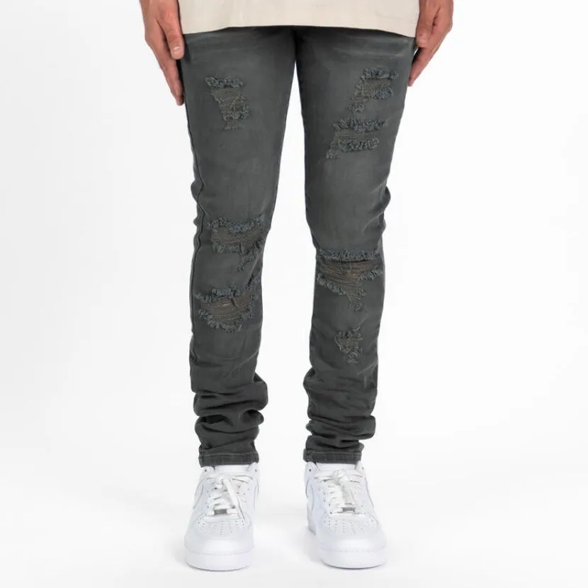 Pheelings “Love Endures” Charcoal Blue Skinny Jeans