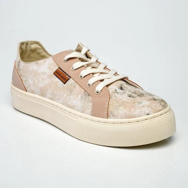 Pierre Cardin Scarlett Printed Sneaker - Beige