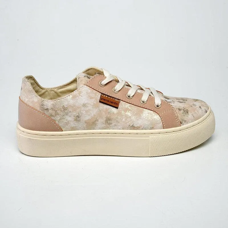 Pierre Cardin Scarlett Printed Sneaker - Beige