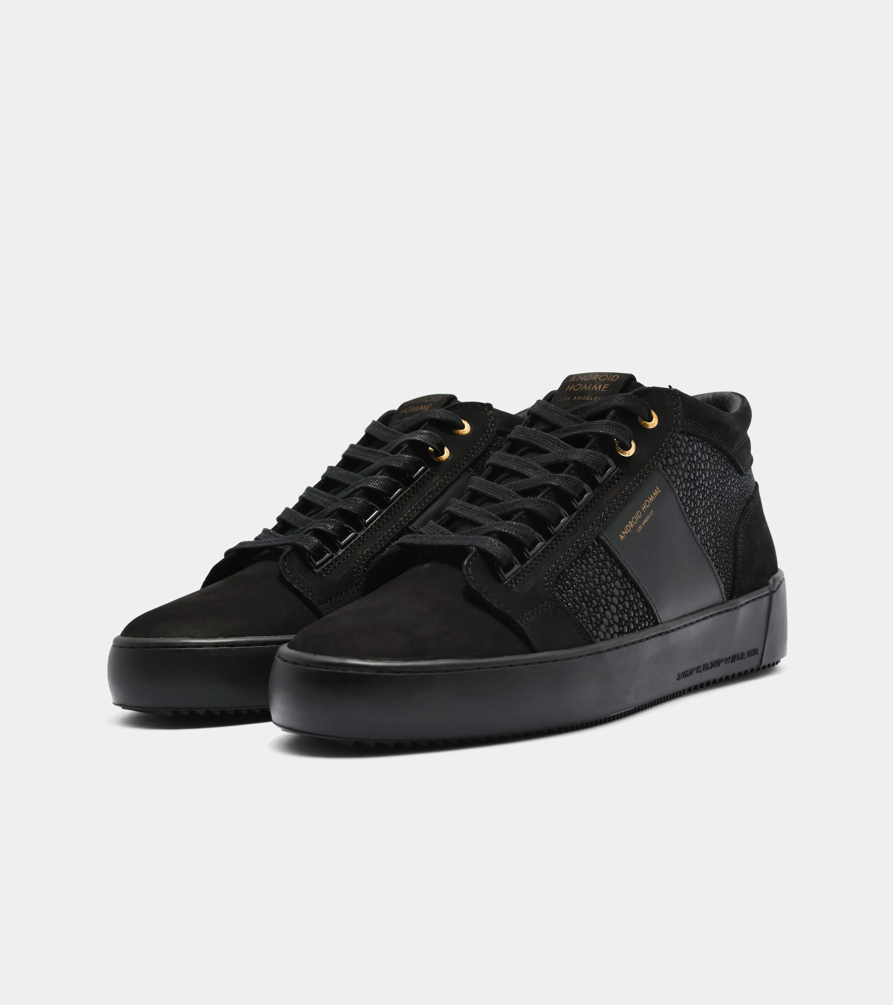 Propulsion Mid | Black Stingray Suede AHP191-01