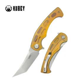 Scimitar Tanto Liner Lock Hunting Folding Knife Ultem Handle 3.46 Beadblast 14C28N KU175C