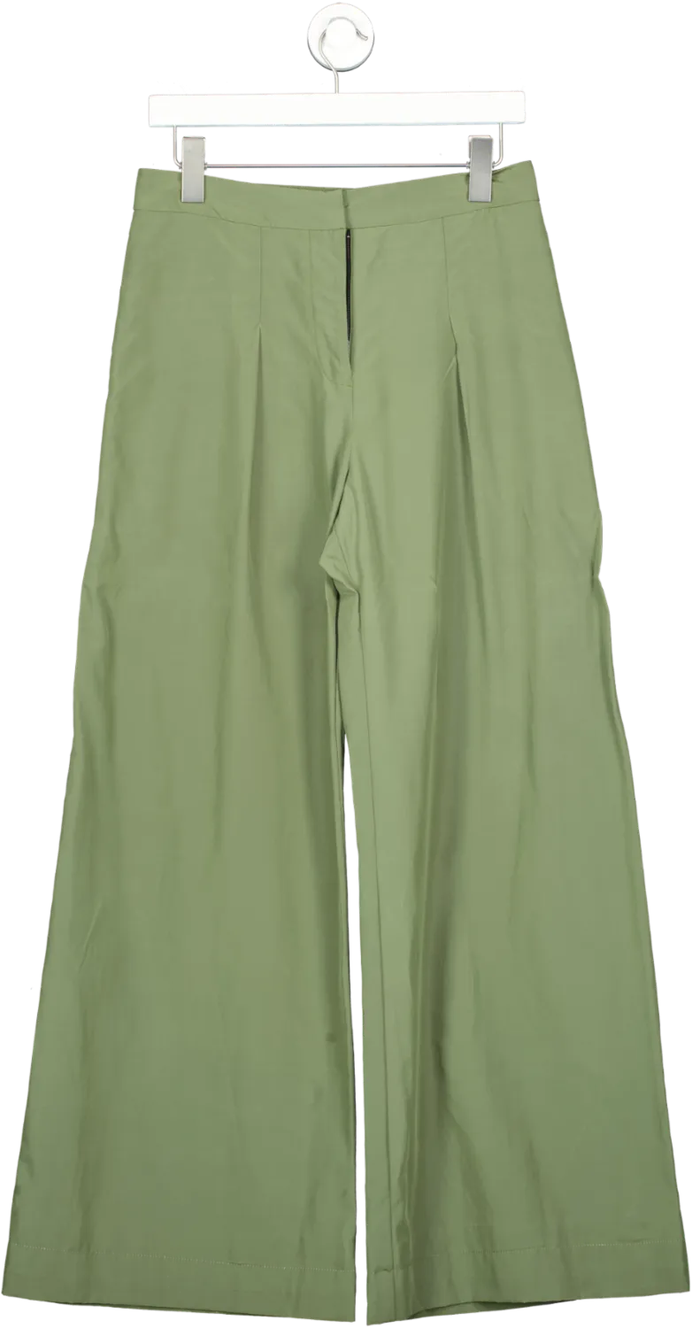 Serena Bute Green The Bute Trouser Khaki Cupro UK M