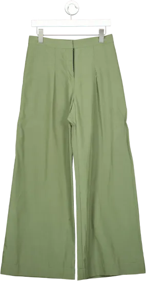 Serena Bute Green The Bute Trouser Khaki Cupro UK M