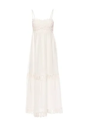 Simkhai Salana Crochet Maxi Dress - White