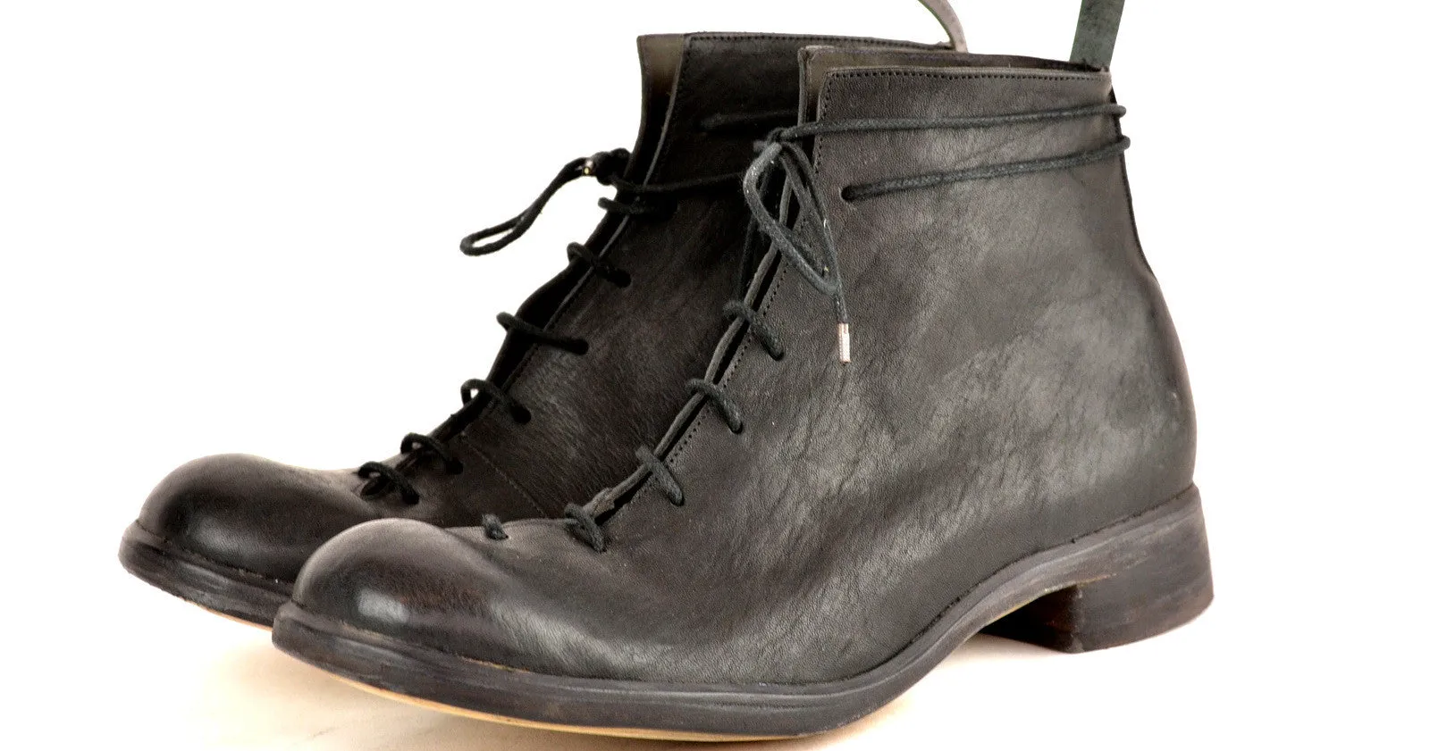 Suture Boot  |  Black Washed