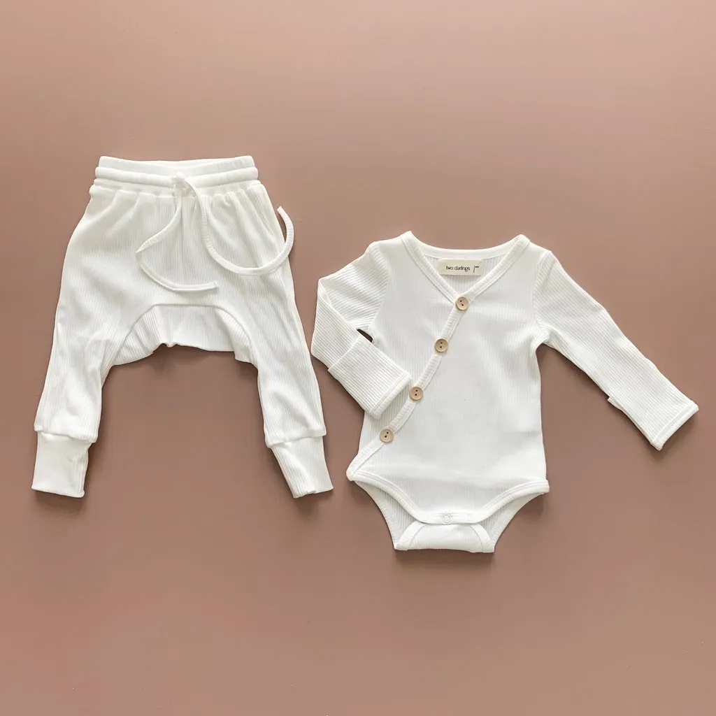 Two Darlings | Milk L/S Bodysuit