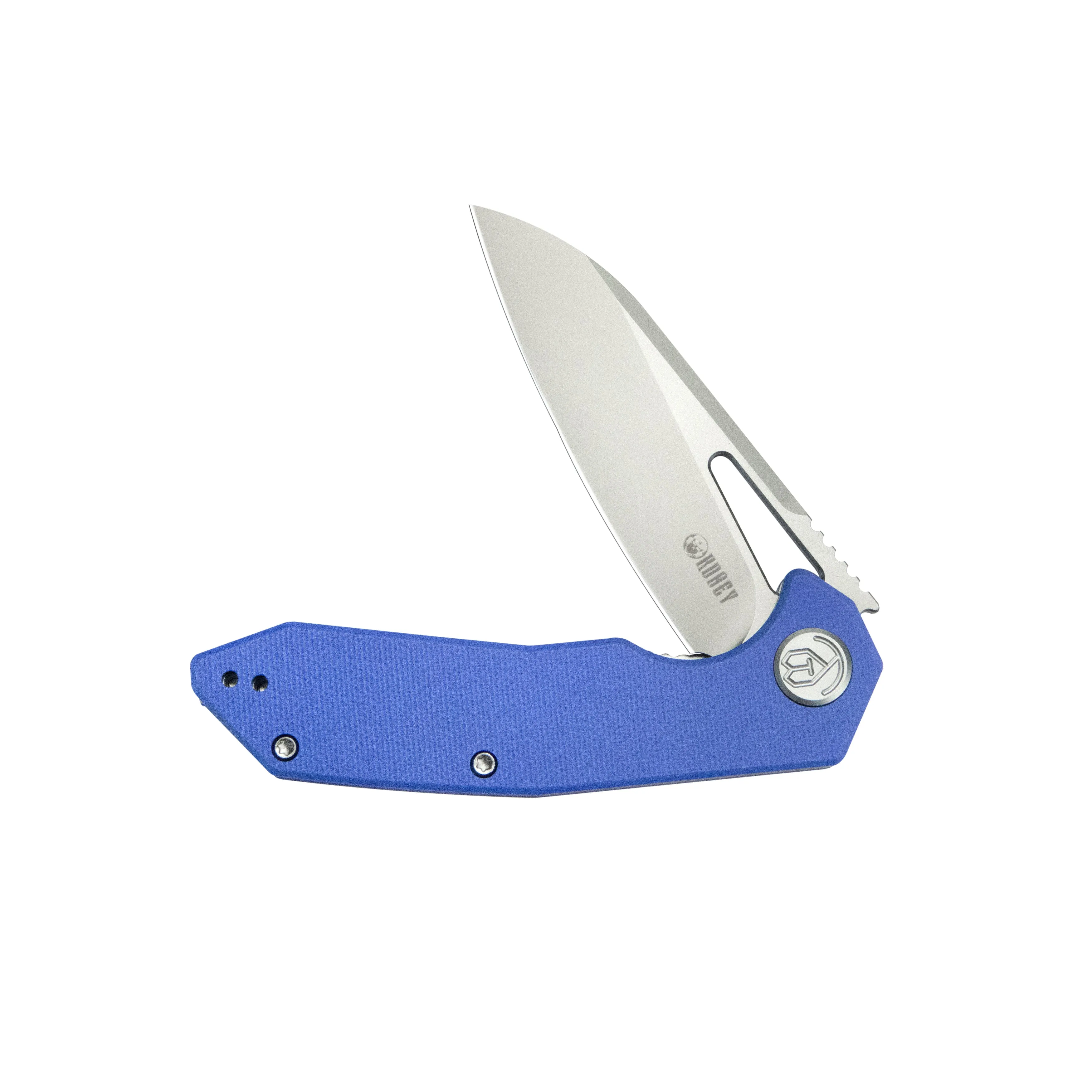 Vagrant Liner Lock Folding Knife Blue G10 Handle 3.1 Sandblast 14C28N KU291P