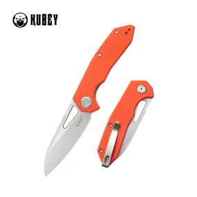 Vagrant Liner Lock Folding Knife Orange G10 Handle 3.1 Sandblast 14C28N KU291L