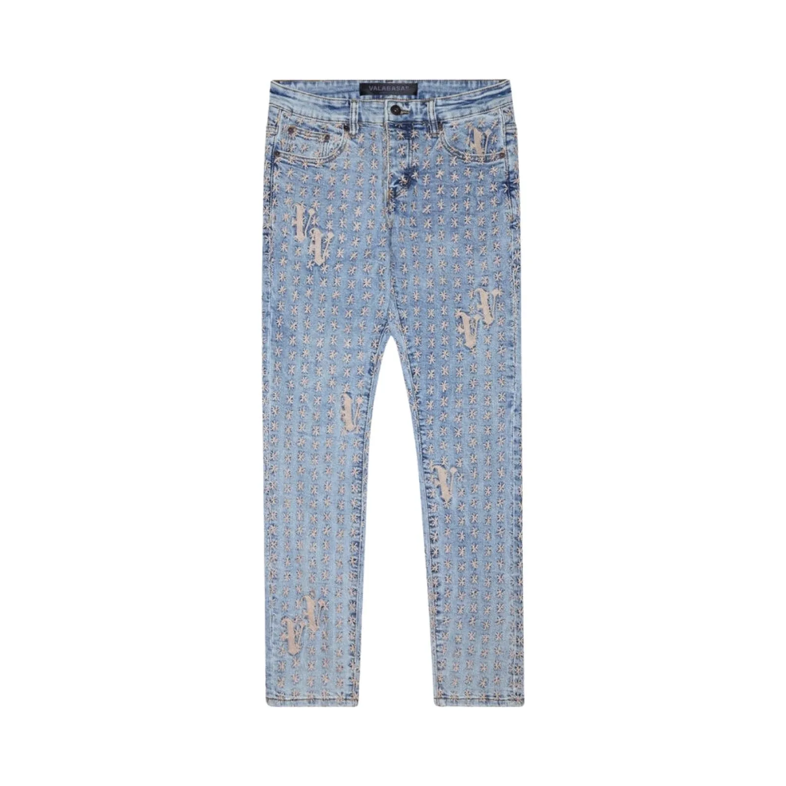 Valabasas “Asterisk” Light Vintage Skinny Jeans