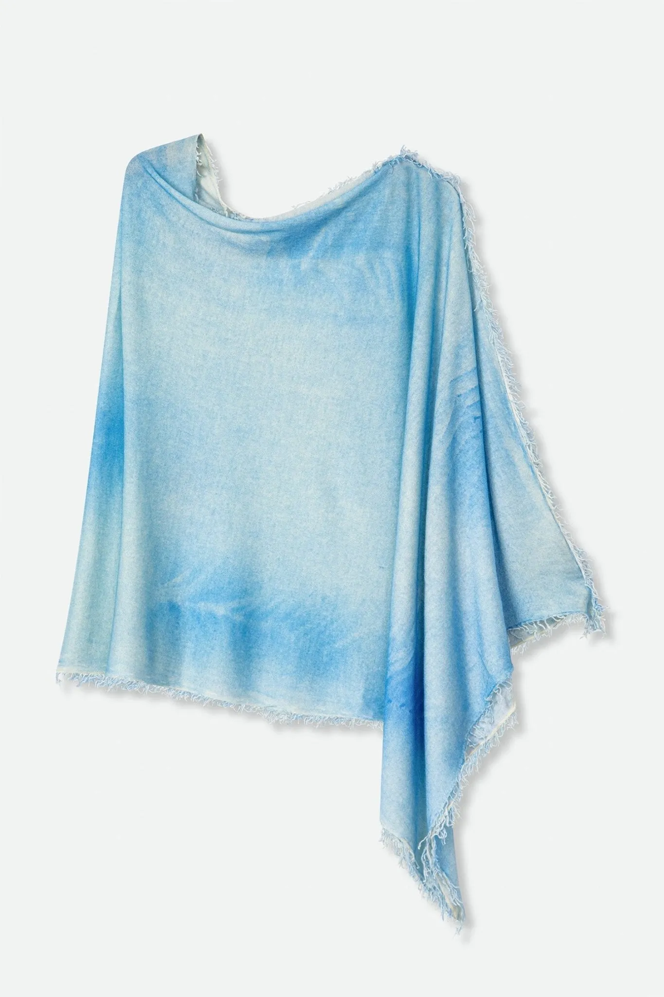 VARA IN HAND DYED CASHMERE GLACIER BLUE