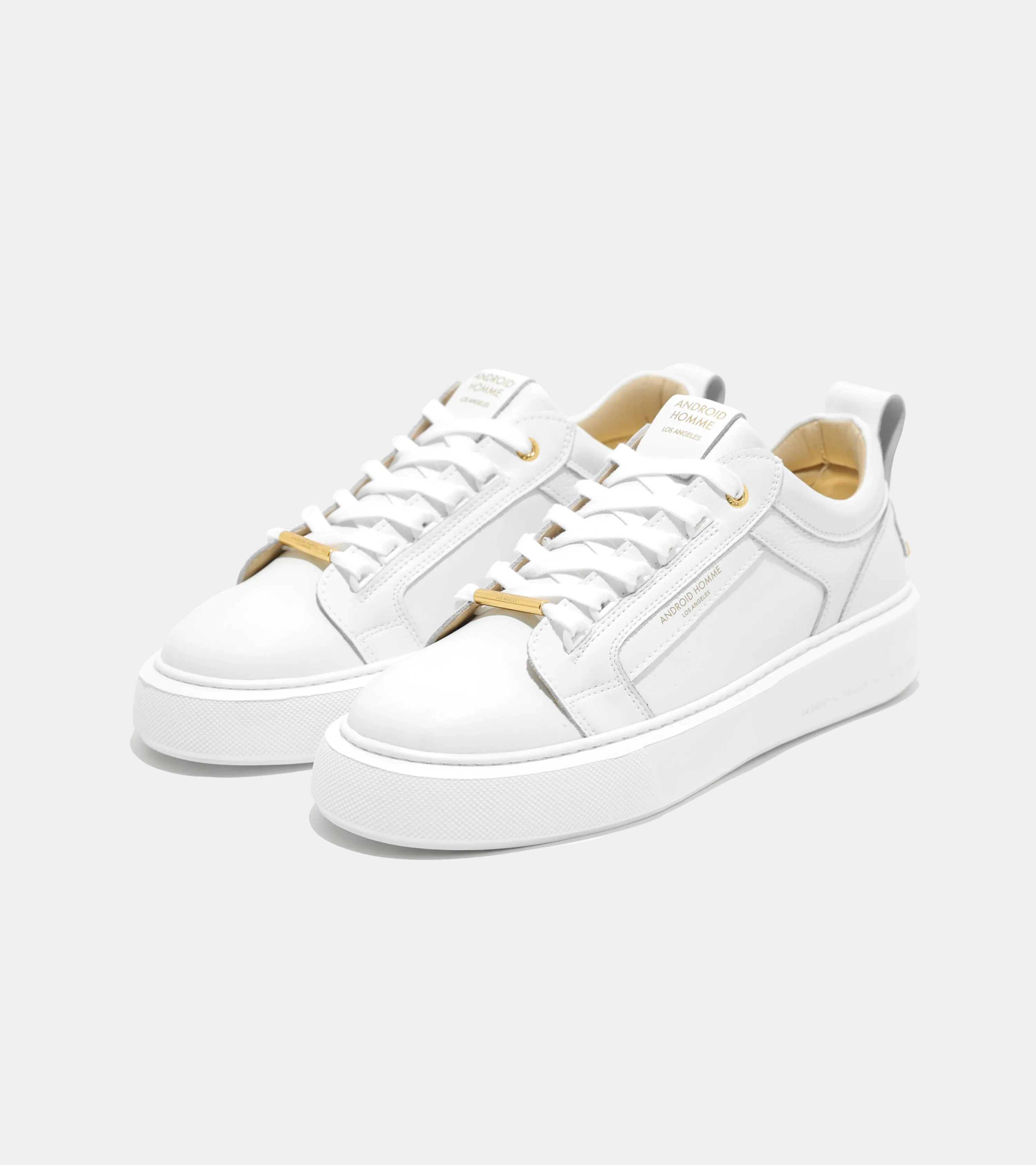 Venice Oversized | White Leather AHP233-31