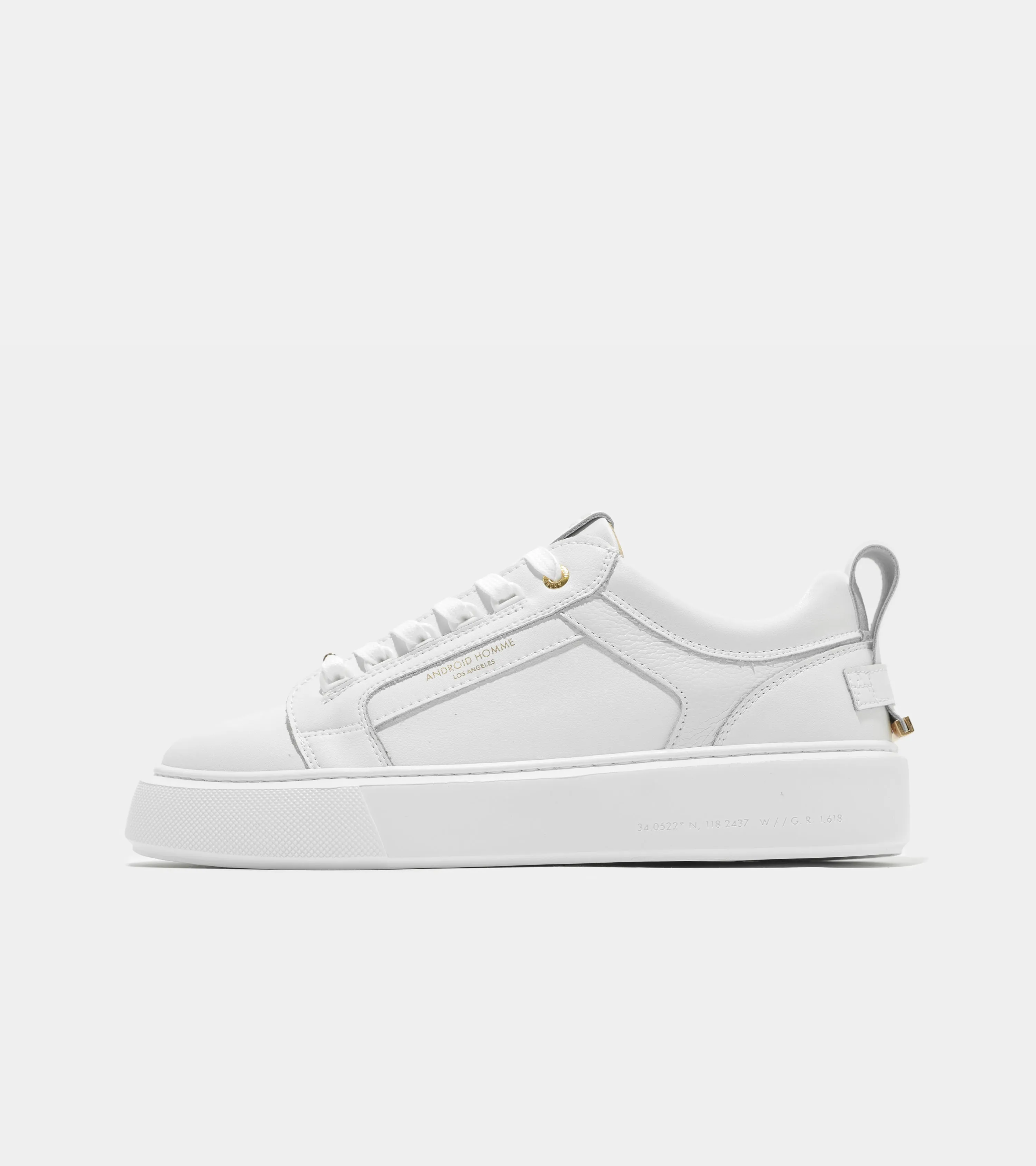 Venice Oversized | White Leather AHP233-31