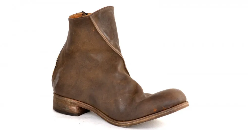 Zip Back Boot  |  Choc