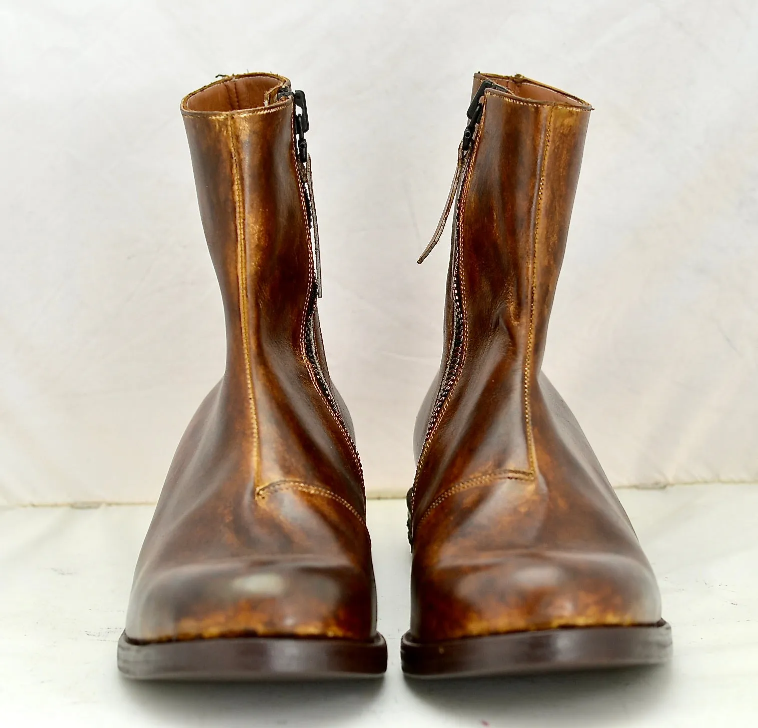 Zip Sided Boot  | Mahogany | Calf