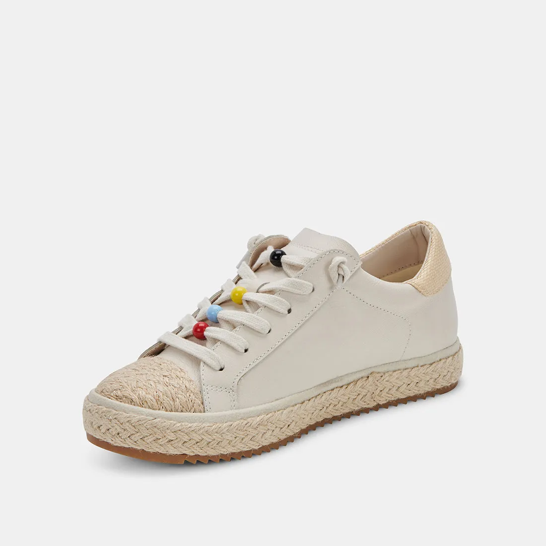 ZOE PRIDE SNEAKERS IVORY LEATHER