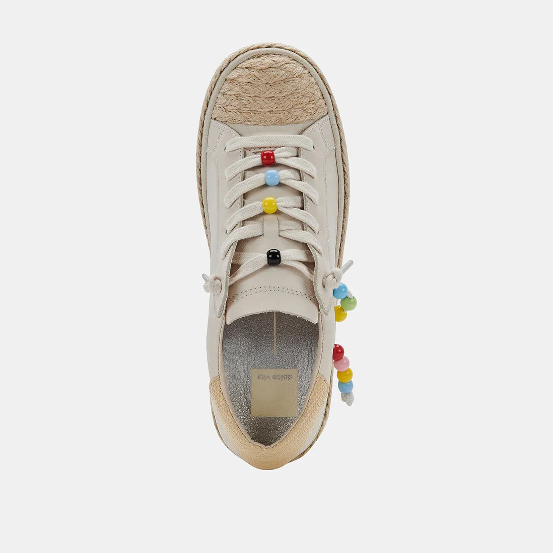 ZOE PRIDE SNEAKERS IVORY LEATHER