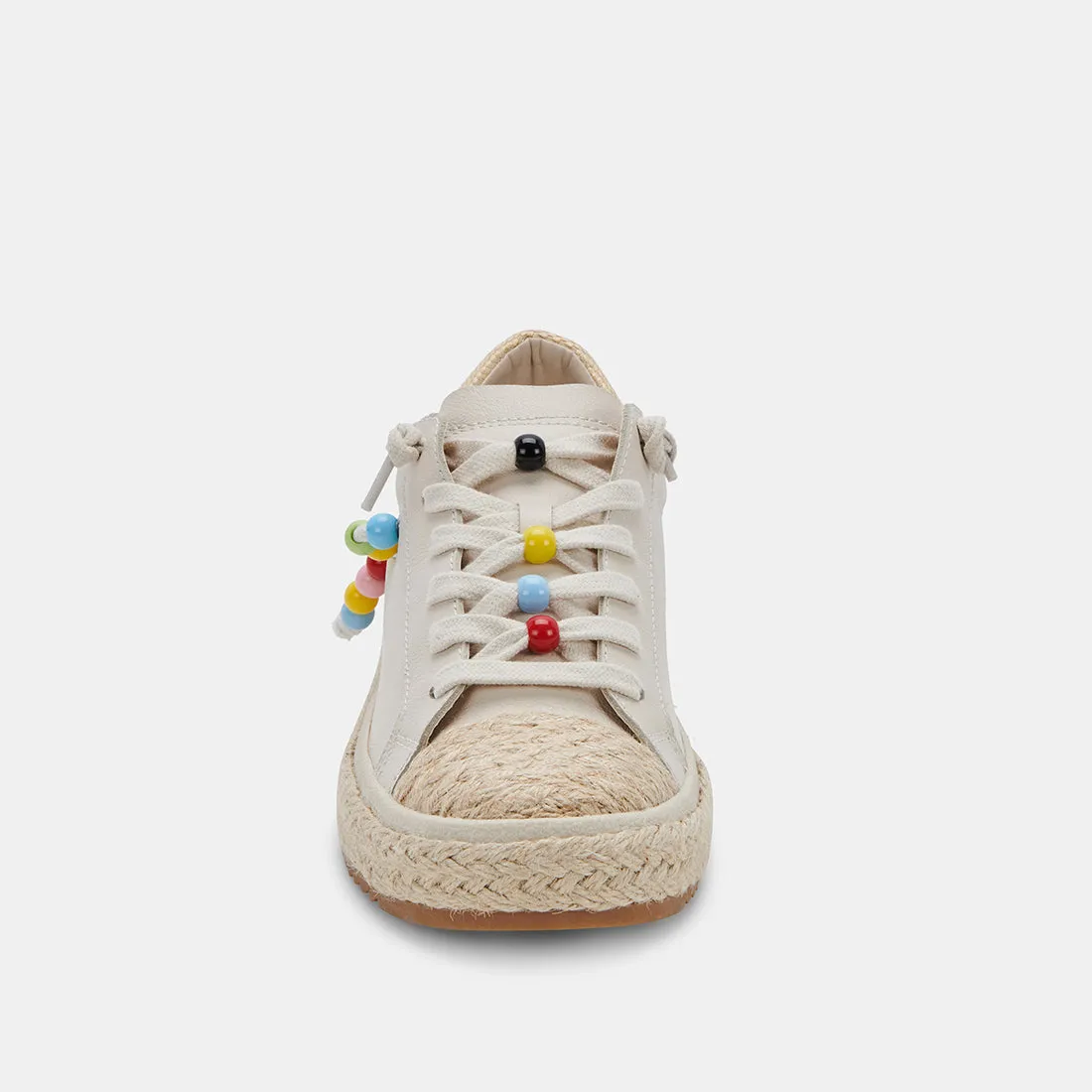 ZOE PRIDE SNEAKERS IVORY LEATHER