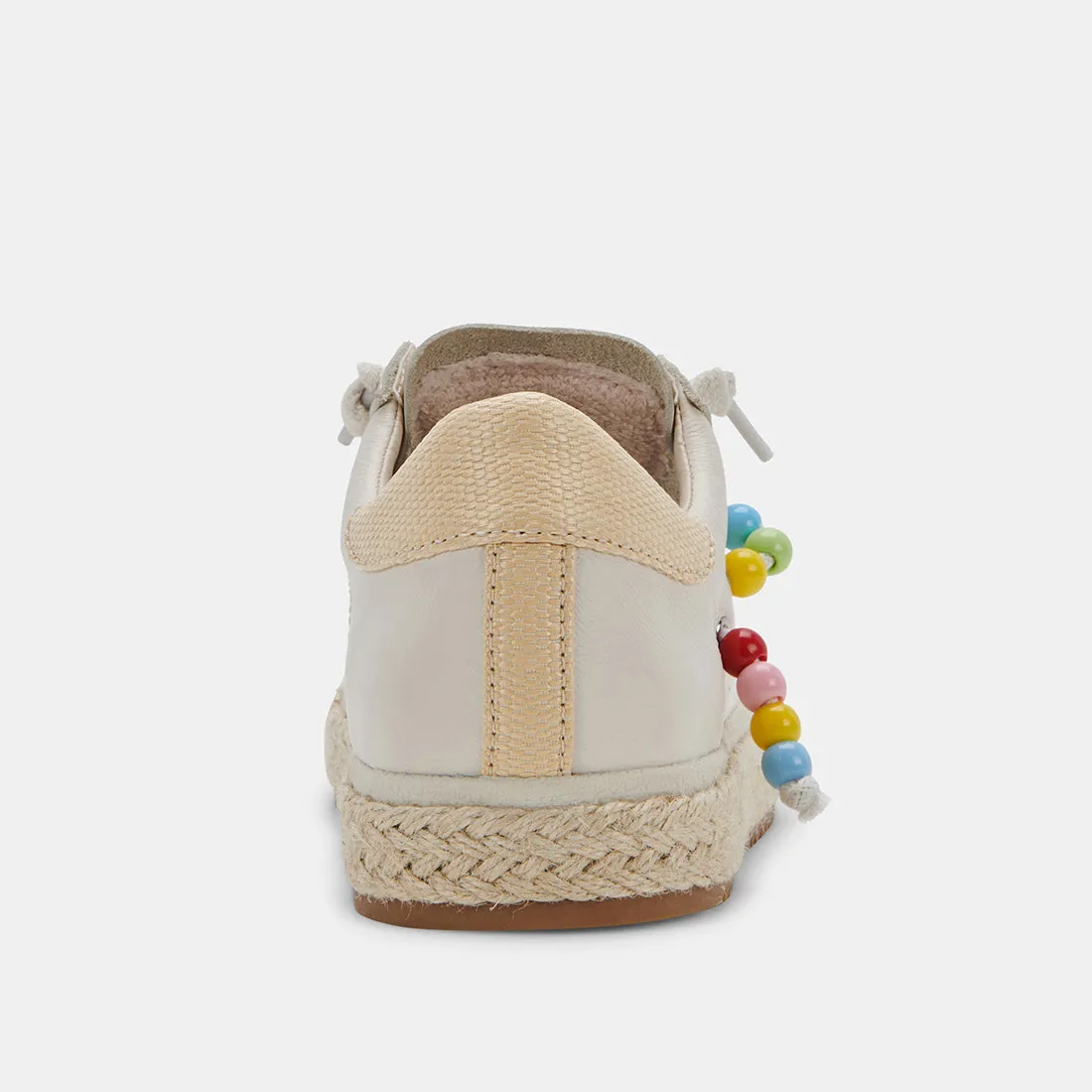 ZOE PRIDE SNEAKERS IVORY LEATHER