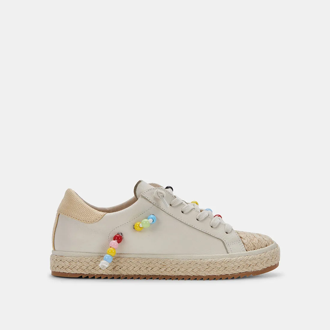 ZOE PRIDE SNEAKERS IVORY LEATHER