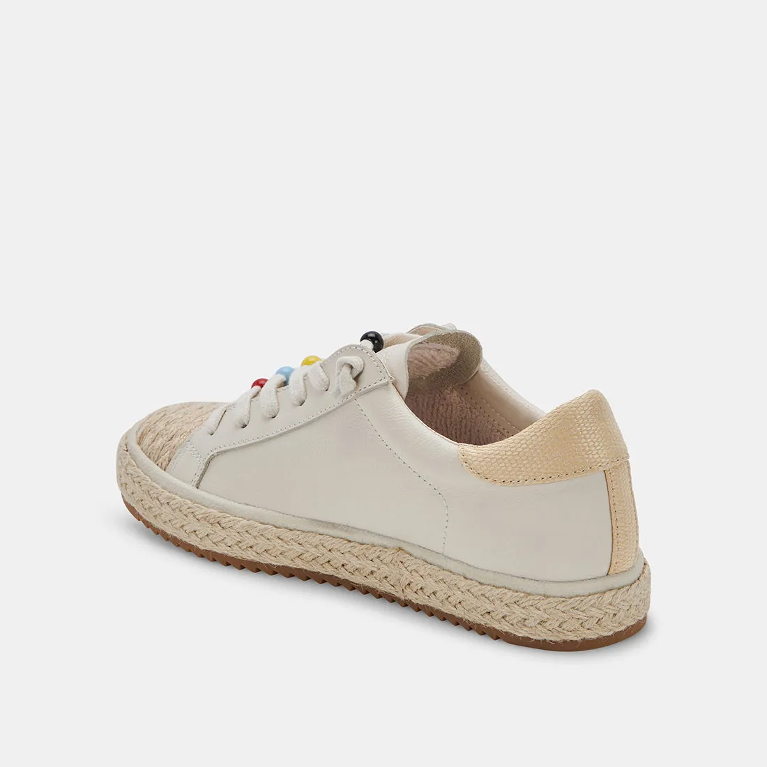 ZOE PRIDE SNEAKERS IVORY LEATHER